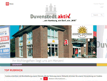 Tablet Screenshot of duvenstedt-aktiv.de